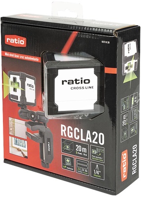 Nivel Laser Cruz 20 Metros Ratio